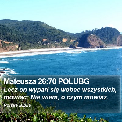 Mateusza 26:70 POLUBG Bible Verse Image