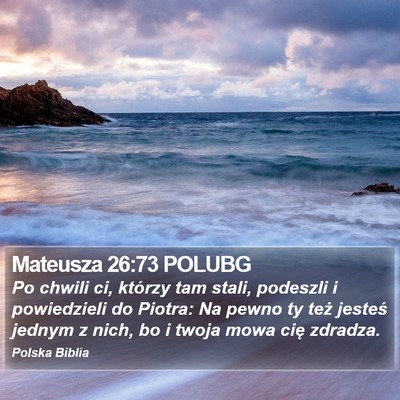Mateusza 26:73 POLUBG Bible Verse Image