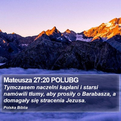 Mateusza 27:20 POLUBG Bible Verse Image
