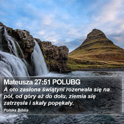 Mateusza 27:51 POLUBG Bible Verse Image