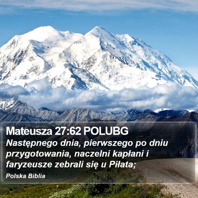 Mateusza 27:62 POLUBG Bible Verse Image