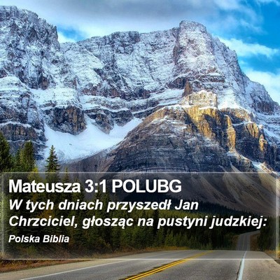 Mateusza 3:1 POLUBG Bible Verse Image