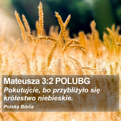 Mateusza 3:2 POLUBG Bible Verse Image