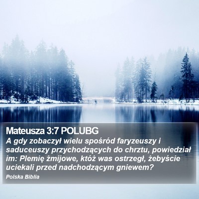 Mateusza 3:7 POLUBG Bible Verse Image