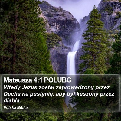Mateusza 4:1 POLUBG Bible Verse Image