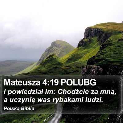Mateusza 4:19 POLUBG Bible Verse Image