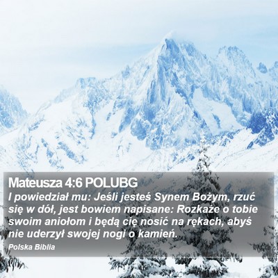 Mateusza 4:6 POLUBG Bible Verse Image