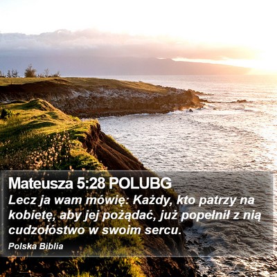Mateusza 5:28 POLUBG Bible Verse Image