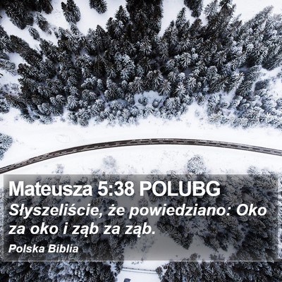 Mateusza 5:38 POLUBG Bible Verse Image