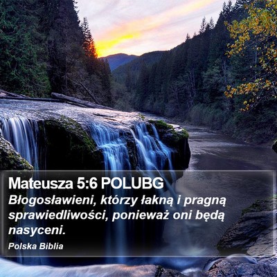 Mateusza 5:6 POLUBG Bible Verse Image