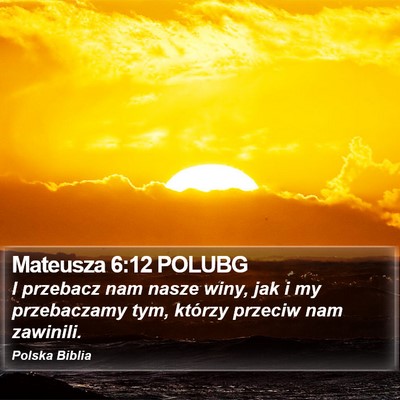 Mateusza 6:12 POLUBG Bible Verse Image