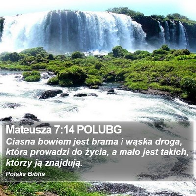 Mateusza 7:14 POLUBG Bible Verse Image