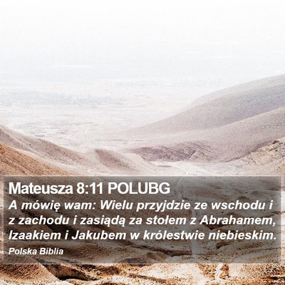 Mateusza 8:11 POLUBG Bible Verse Image