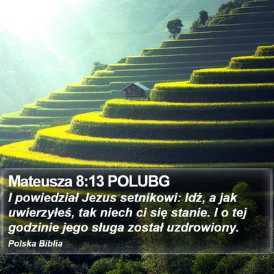 Mateusza 8:13 POLUBG Bible Verse Image