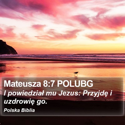 Mateusza 8:7 POLUBG Bible Verse Image