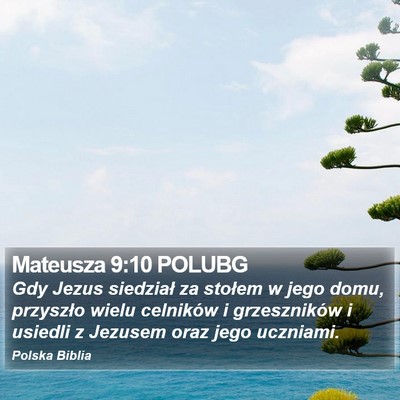 Mateusza 9:10 POLUBG Bible Verse Image