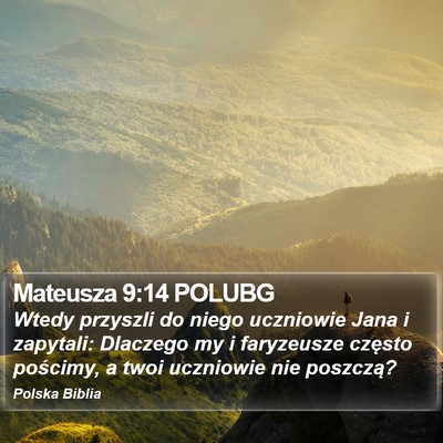 Mateusza 9:14 POLUBG Bible Verse Image
