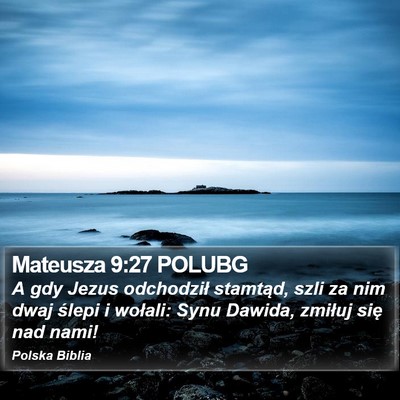 Mateusza 9:27 POLUBG Bible Verse Image