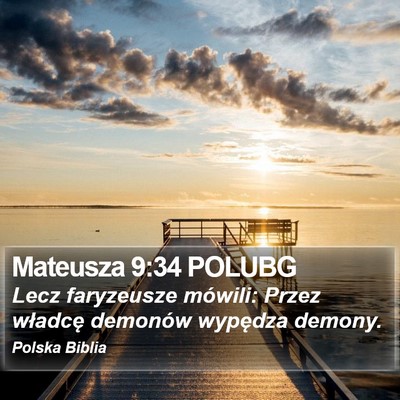 Mateusza 9:34 POLUBG Bible Verse Image