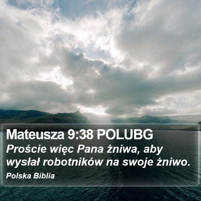Mateusza 9:38 POLUBG Bible Verse Image