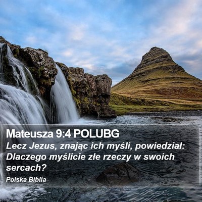 Mateusza 9:4 POLUBG Bible Verse Image