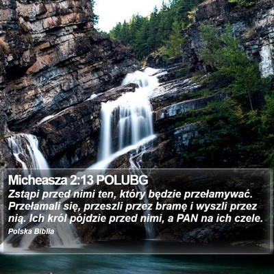 Micheasza 2:13 POLUBG Bible Verse Image
