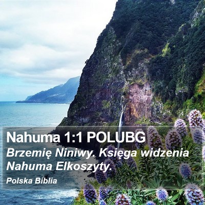 Nahuma 1:1 POLUBG Bible Verse Image