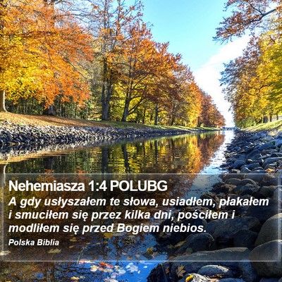 Nehemiasza 1:4 POLUBG Bible Verse Image