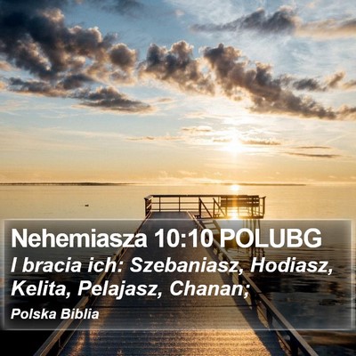 Nehemiasza 10:10 POLUBG Bible Verse Image