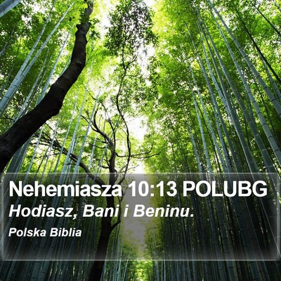 Nehemiasza 10:13 POLUBG Bible Verse Image