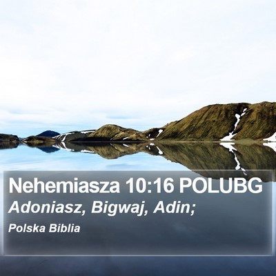 Nehemiasza 10:16 POLUBG Bible Verse Image