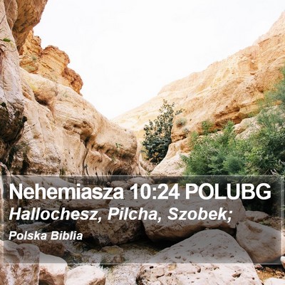 Nehemiasza 10:24 POLUBG Bible Verse Image