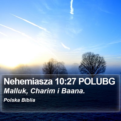 Nehemiasza 10:27 POLUBG Bible Verse Image