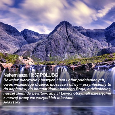 Nehemiasza 10:37 POLUBG Bible Verse Image