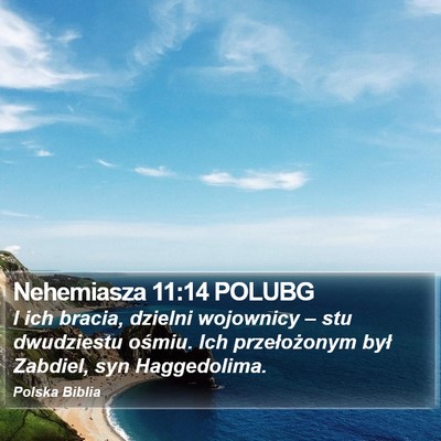 Nehemiasza 11:14 POLUBG Bible Verse Image