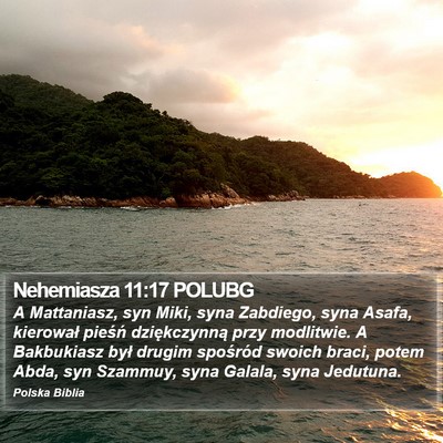 Nehemiasza 11:17 POLUBG Bible Verse Image