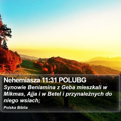 Nehemiasza 11:31 POLUBG Bible Verse Image