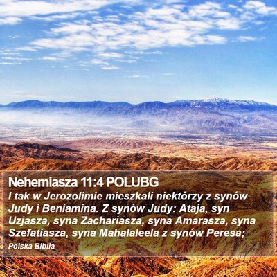 Nehemiasza 11:4 POLUBG Bible Verse Image