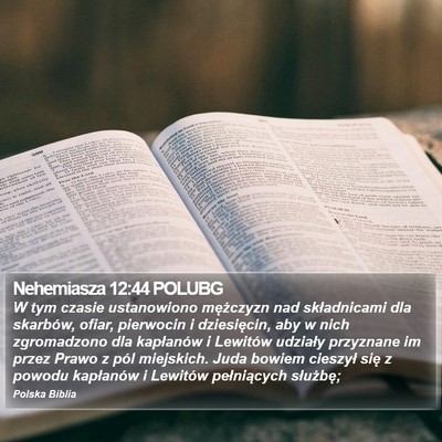 Nehemiasza 12:44 POLUBG Bible Verse Image