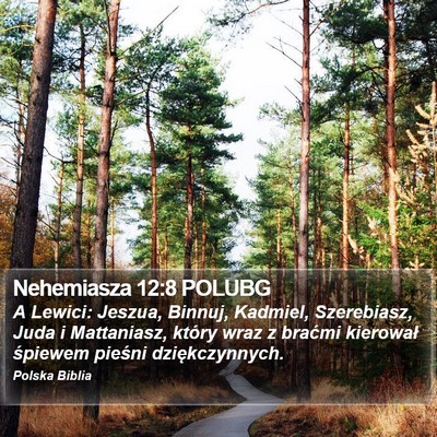 Nehemiasza 12:8 POLUBG Bible Verse Image