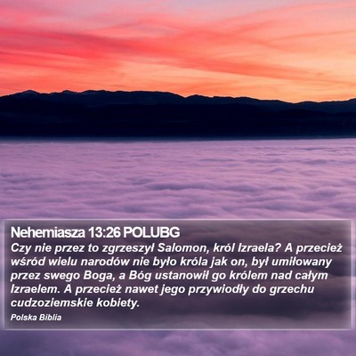Nehemiasza 13:26 POLUBG Bible Verse Image