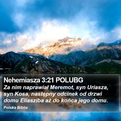 Nehemiasza 3:21 POLUBG Bible Verse Image