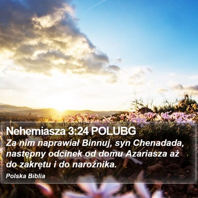 Nehemiasza 3:24 POLUBG Bible Verse Image