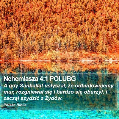 Nehemiasza 4:1 POLUBG Bible Verse Image