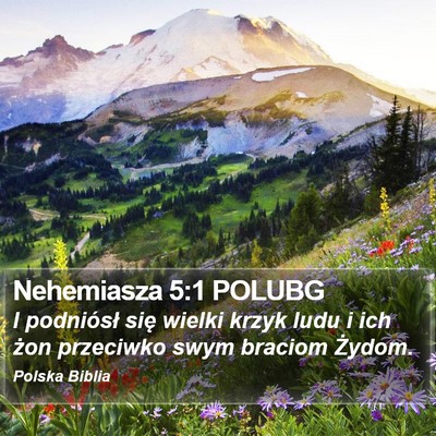Nehemiasza 5:1 POLUBG Bible Verse Image