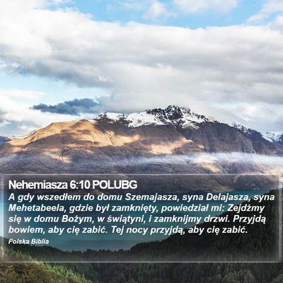 Nehemiasza 6:10 POLUBG Bible Verse Image
