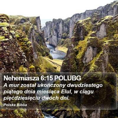 Nehemiasza 6:15 POLUBG Bible Verse Image