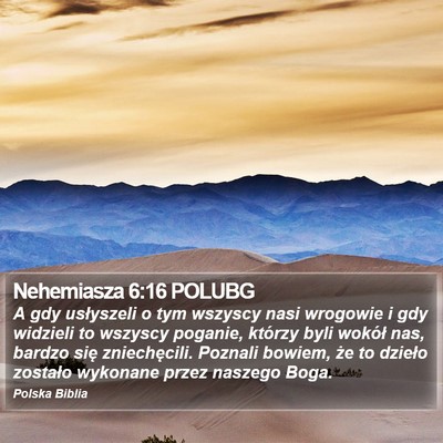 Nehemiasza 6:16 POLUBG Bible Verse Image