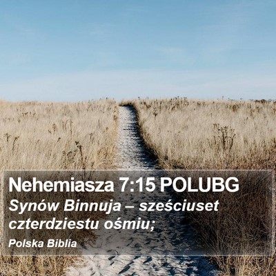 Nehemiasza 7:15 POLUBG Bible Verse Image