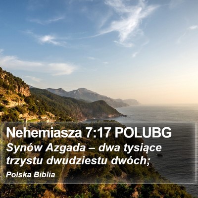 Nehemiasza 7:17 POLUBG Bible Verse Image